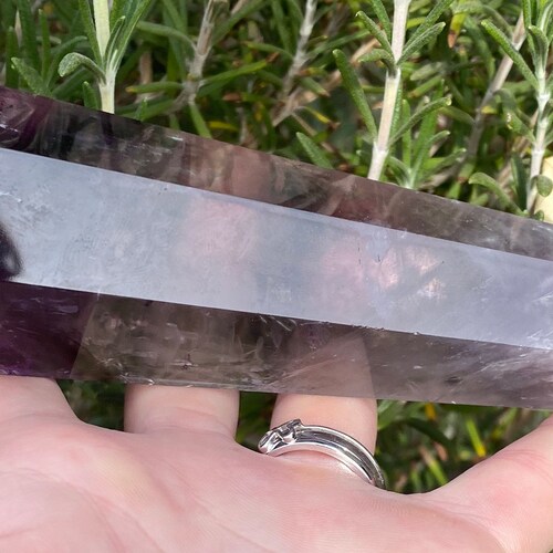 Shops Beautiful, top quality 7” long, 13 oz, natural amethyst crystal wand!