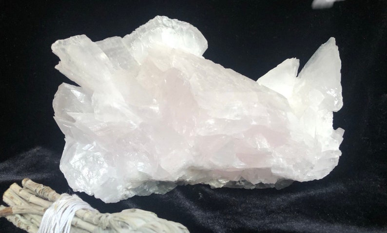 2 lb. Stunning and large 3\u201d tall x 6\u201d pink aragonite free form
