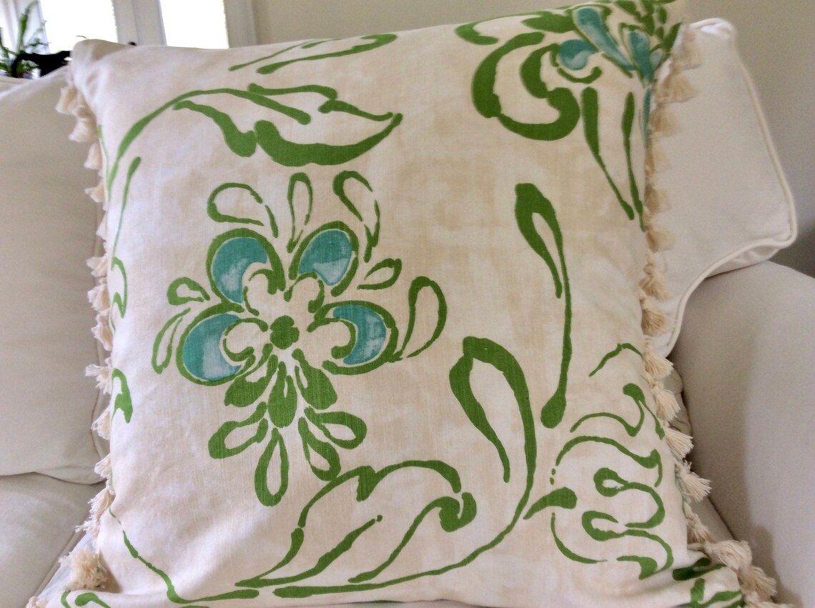 22x22 Throw Pillow Covers Double sided Zipped Trimmed Etsy