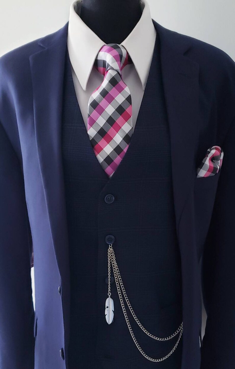 Pocket Watch Chain Vest Chain for Men Gold Tone Fob T Etsy