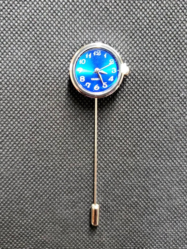 Functional Watch / Lapel Pin / Stick Pin / Brooch / Time Peice Etsy