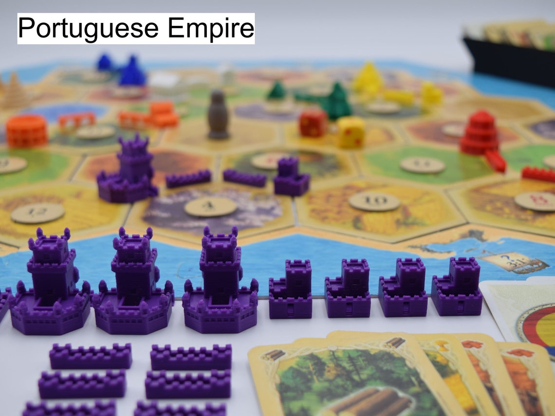 Catan Settlers of Catan Catan Pieces Civilizations Etsy