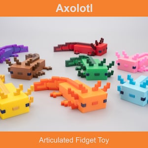 Axolotl Fidget Toy | 3D Printed