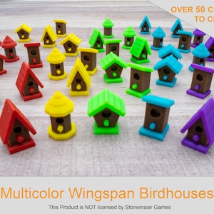 Wingspan Unofficial Pieces | Birdhouse | Custom | Action Cubes | Resources | 3D Printed