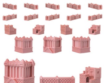 Persian Empire Sets for Catan | Civilization Replacement Pieces | Cities, Settlements, Roads | 70 Colors