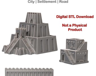 Sumerian Empire | Base Set for Catan | Digital STL 3MF Files | Personal Use License