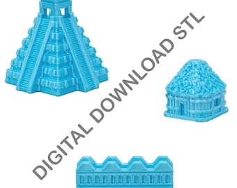 Mayan Civilization Digital STL | Personal Use License