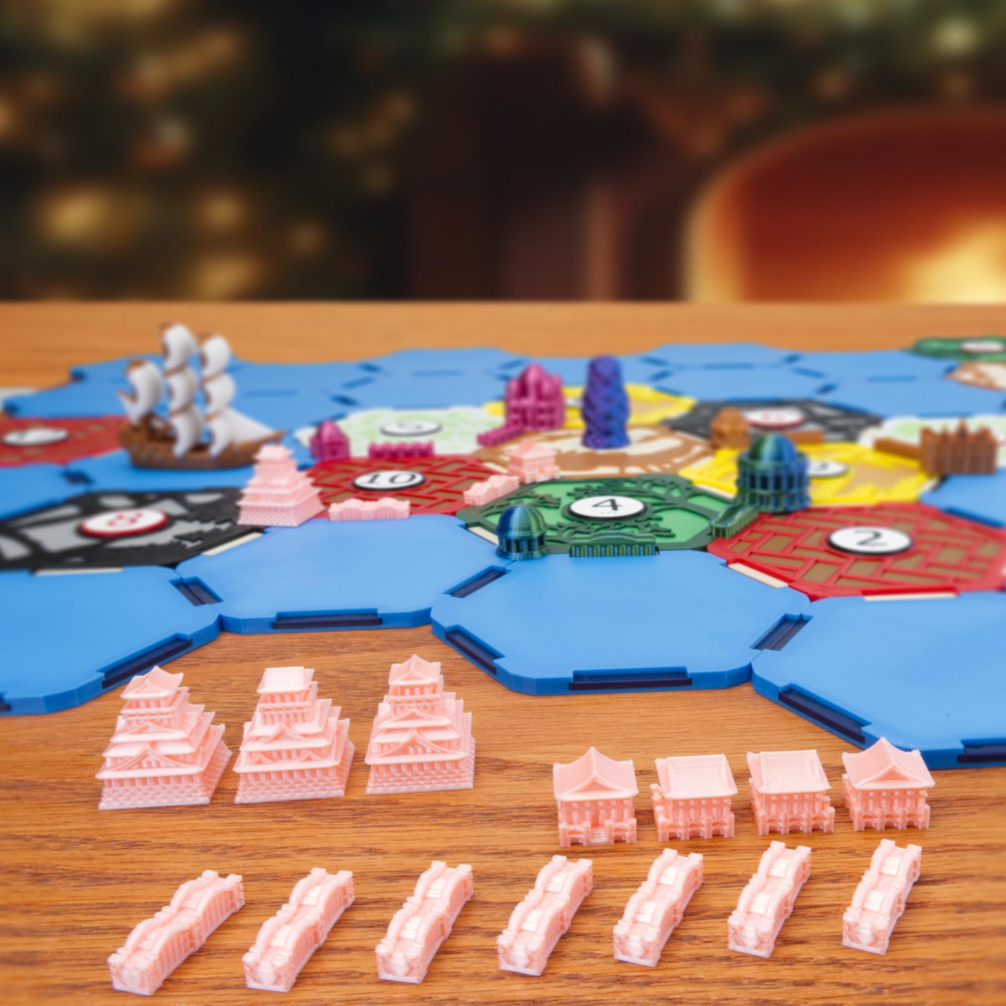 大人気ボードゲーム2個セット！ブロックス＆カタンの開拓者たち 新品 送料無料 ジーピー カタンの開拓者たち スタンダード版 日本語版 (ボード