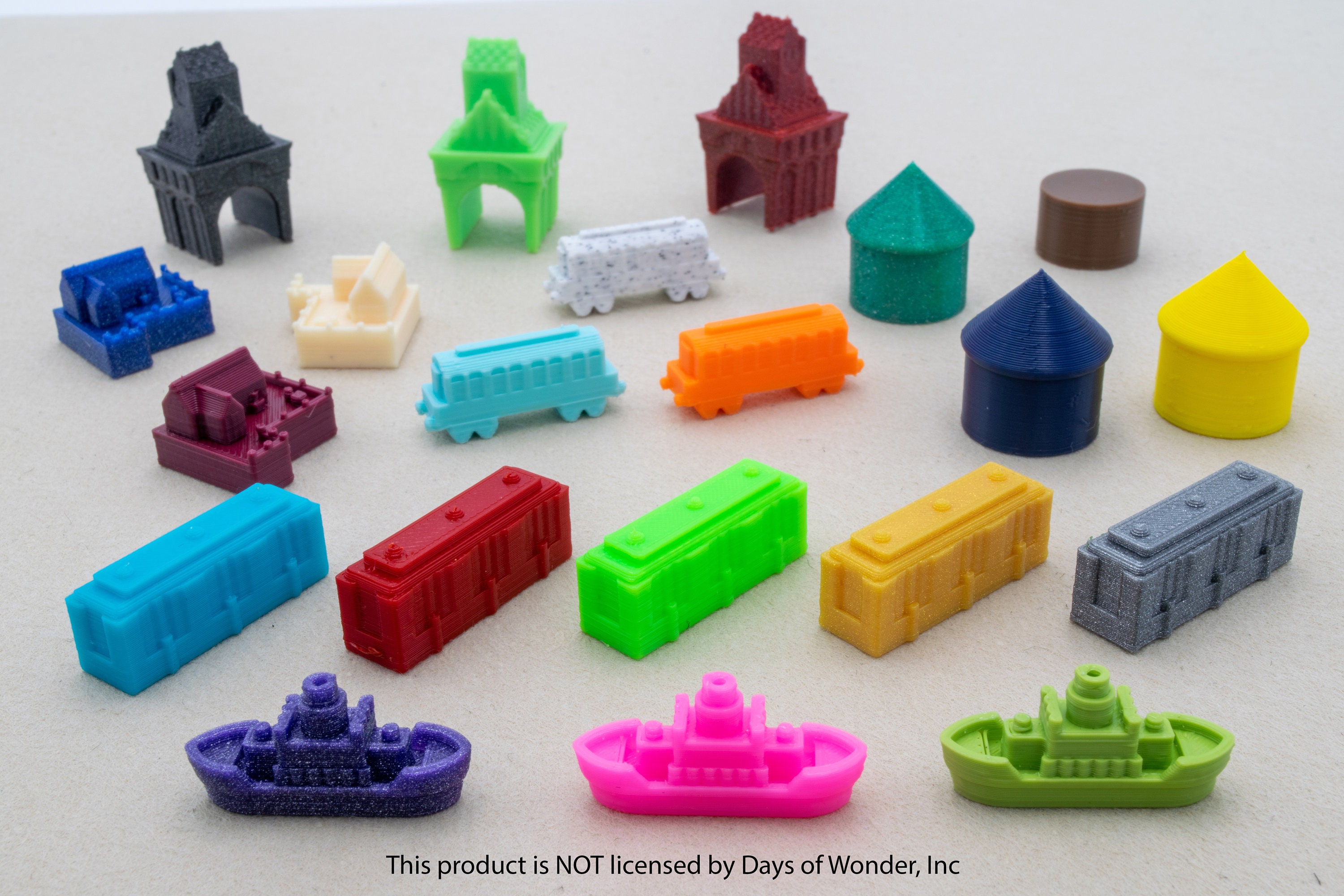 Unofficial Replacement Pieces for Ticket to Ride Board Game | Trains …