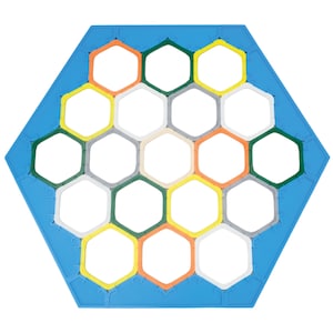 Hexágonos y bordes para Catan / Juego de mesa / Fichas NO magnéticas