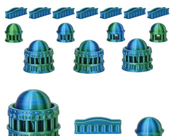 Imperio Atlante para Catan / Piezas de juego de mesa personalizadas / Impresión 3D / 70 colores