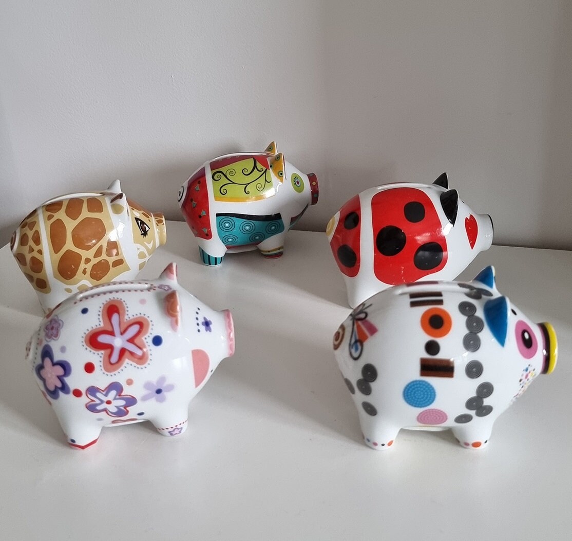 Funky Piggy Bank Etsy UK