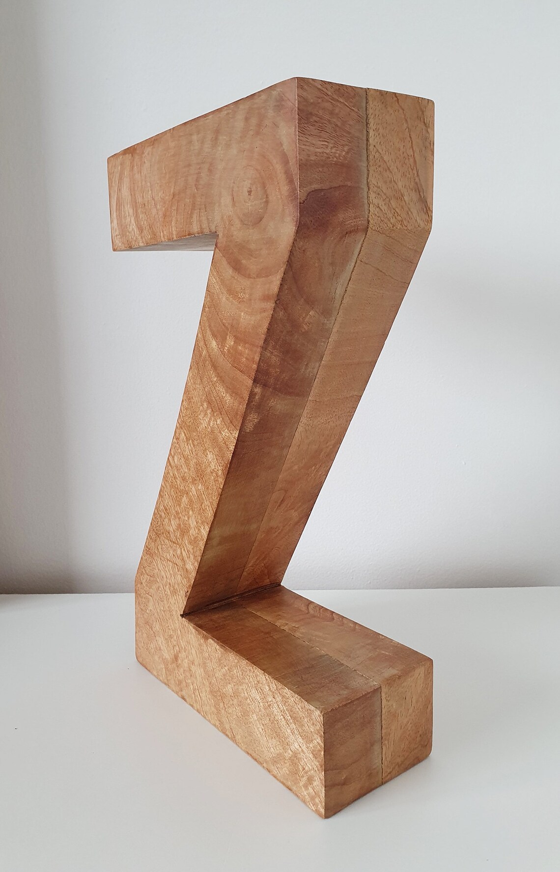 Lovely Large Freestanding Wooden Letter Z Capital Z Initial Etsy