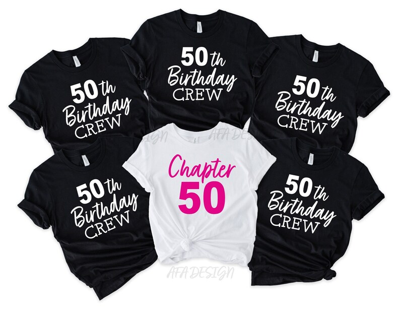 50th Birthday Shirt 50th Birthday Crew Shirt for Woman50 - Etsy