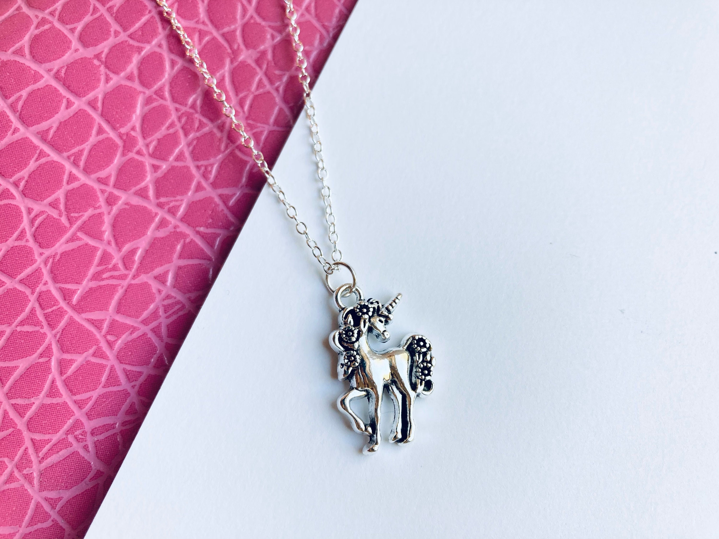 925 Unicorn Necklace - Etsy 925 Unicorn Necklace - Etsy