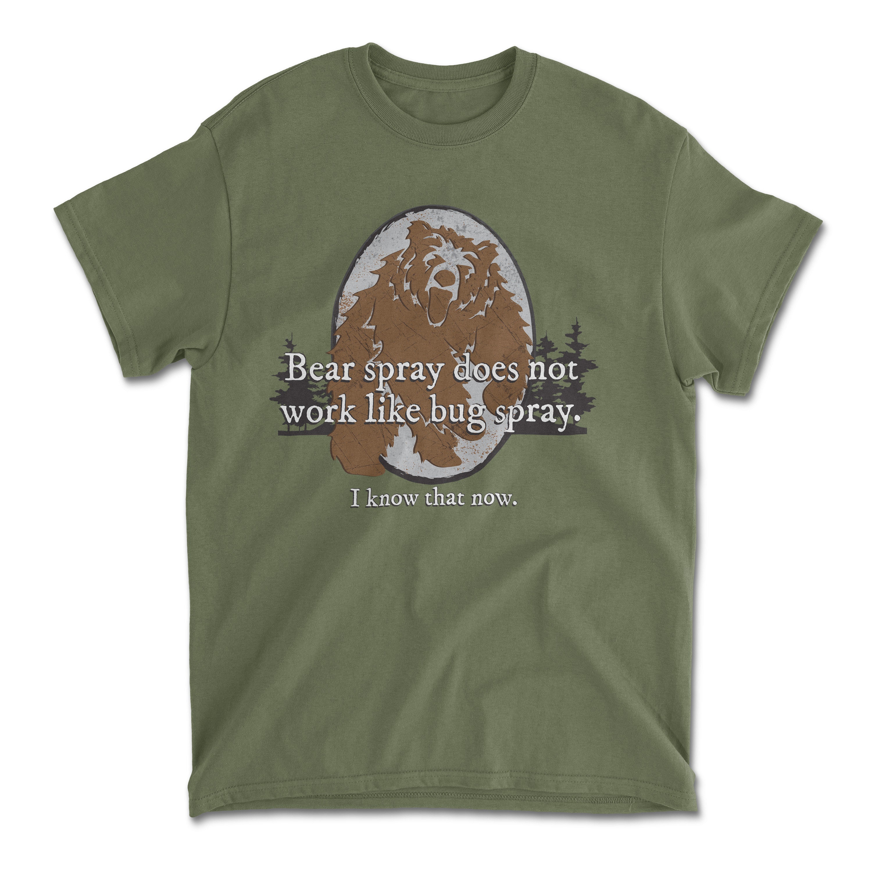 Bear Spray Doesn't Work Like Bug Spray Tshirt Etsy