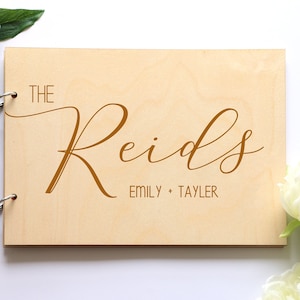 Wooden Guest Book, Wedding Guest Book, Wood Guest Book, Guest Book, Photobooth Guestbook, Personalized Photo Album, Rustic Guest Book