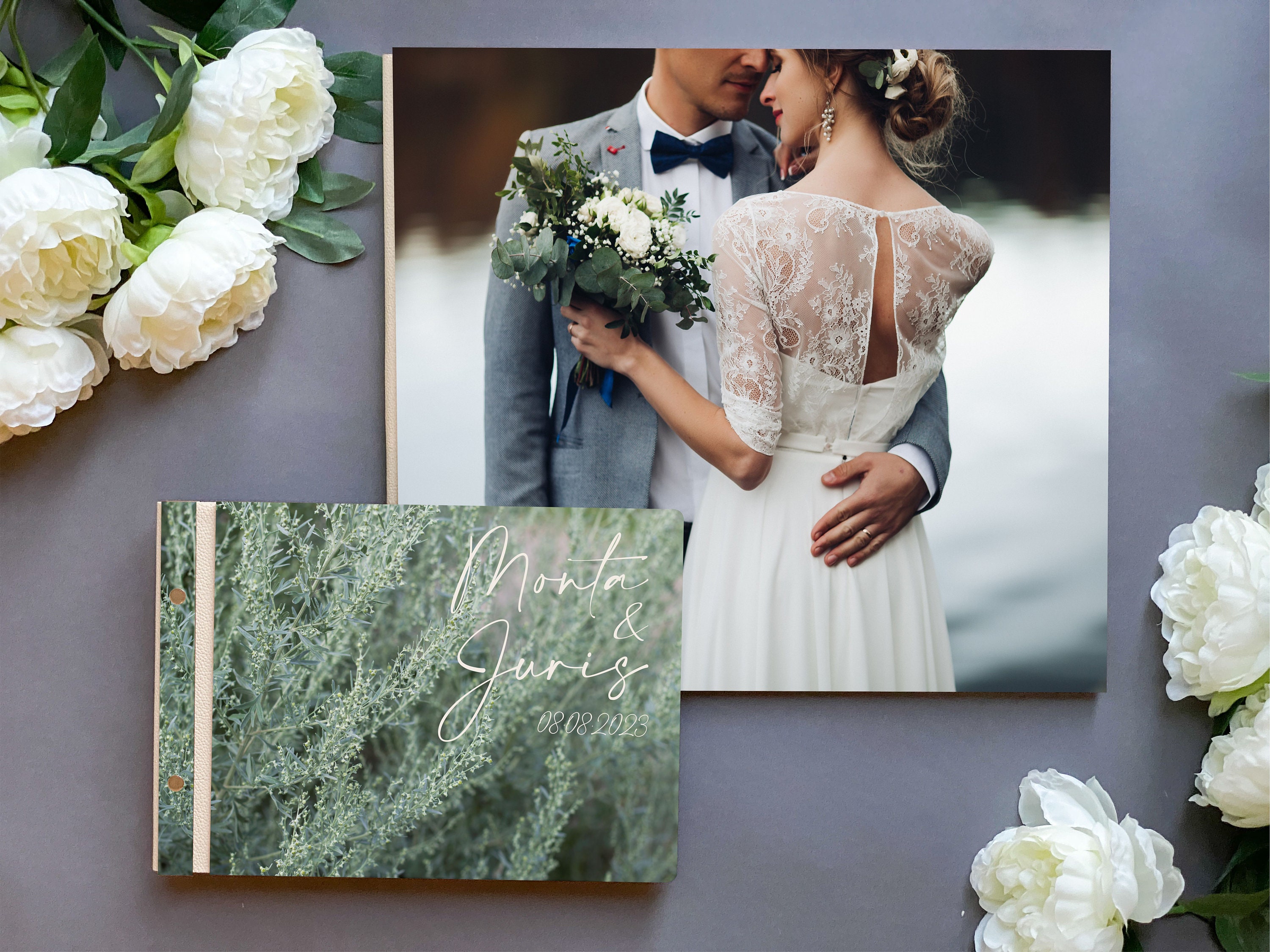 Sage Guest Book Sage Green Wedding Guest Book Nature Wedding Etsy