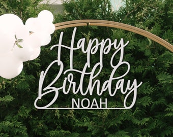 &quot;Happy Birthday Yard Zeichen, Geburtstag Türschilder, Geburtstagsschild, Geburtstagsdekoration, Geburtstagsbanner, Geburtstag Zeichen, Geburtstag Türschild, Geburtstag Türschild