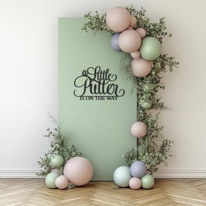 A Little Putter is on the Way Sign for Baby Shower Backdrop Wall ...