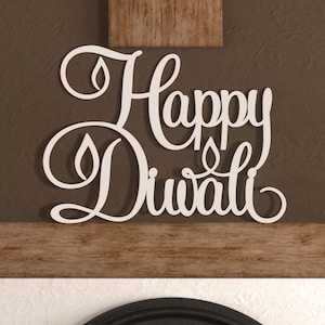 Diwali Decoration, Diwali Banner, Diwali Decor,  Diwali Backdrop, Diwali Sign, Happy Diwali, Diwali Decorations, Wooden Cut Out Sign