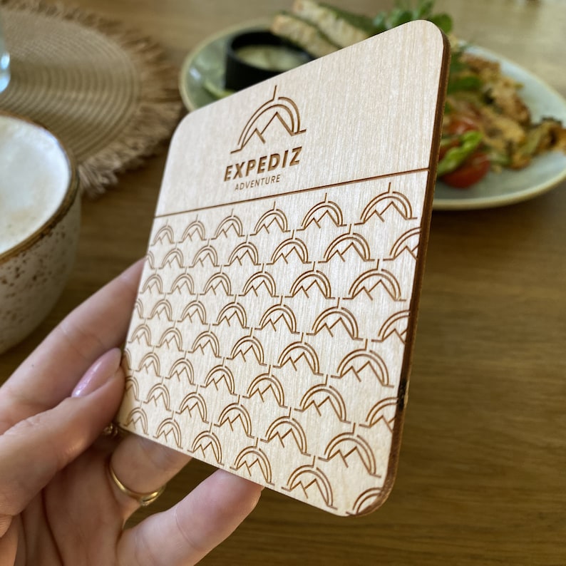Custom Logo Wooden Coasters, Personalized Corporate Gifts, Wood