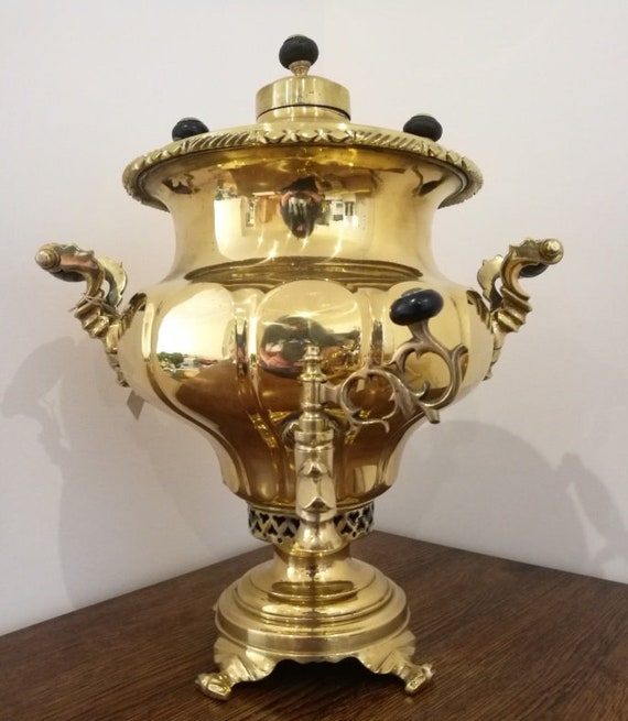 Russian Antique Brass Samovar Tula Circa 1890 by Vanikin -  Canada