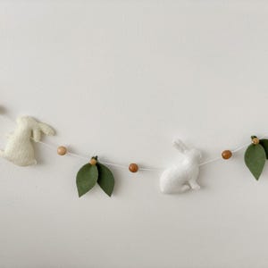 Ostergirlande-Ostern Deko-Frühlings Girlande-Ostern Girlande-Frühlings Girlande-Filz Dekor-Ostern Geschenke für Jungen-Osterhase-Ostern Dekoration
