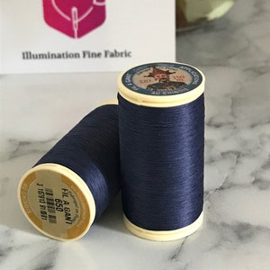 Sajou No. 650- Dark Blue GLOVING THREAD- Fil a gant au Chinois
