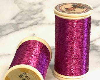 Sajou No. 235- FUCHSIA Metallic Thread- Fil au Chinois