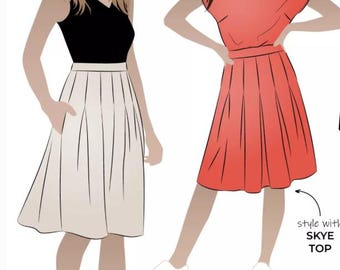 FOR SEWING: Candice Skirt- Style Arc Paper Pattern- Sizes 4-16, 10-22