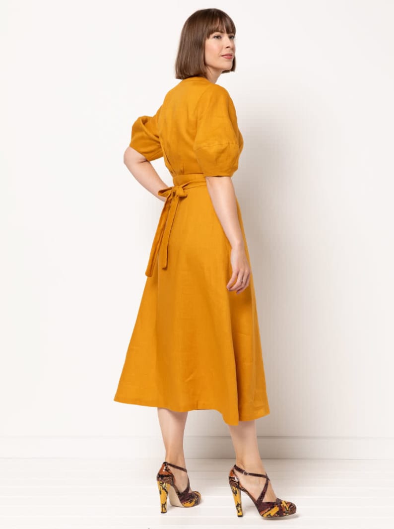 Millicent Wrap Dress Style Arc Paper Pattern Sizes 4-16 - Etsy