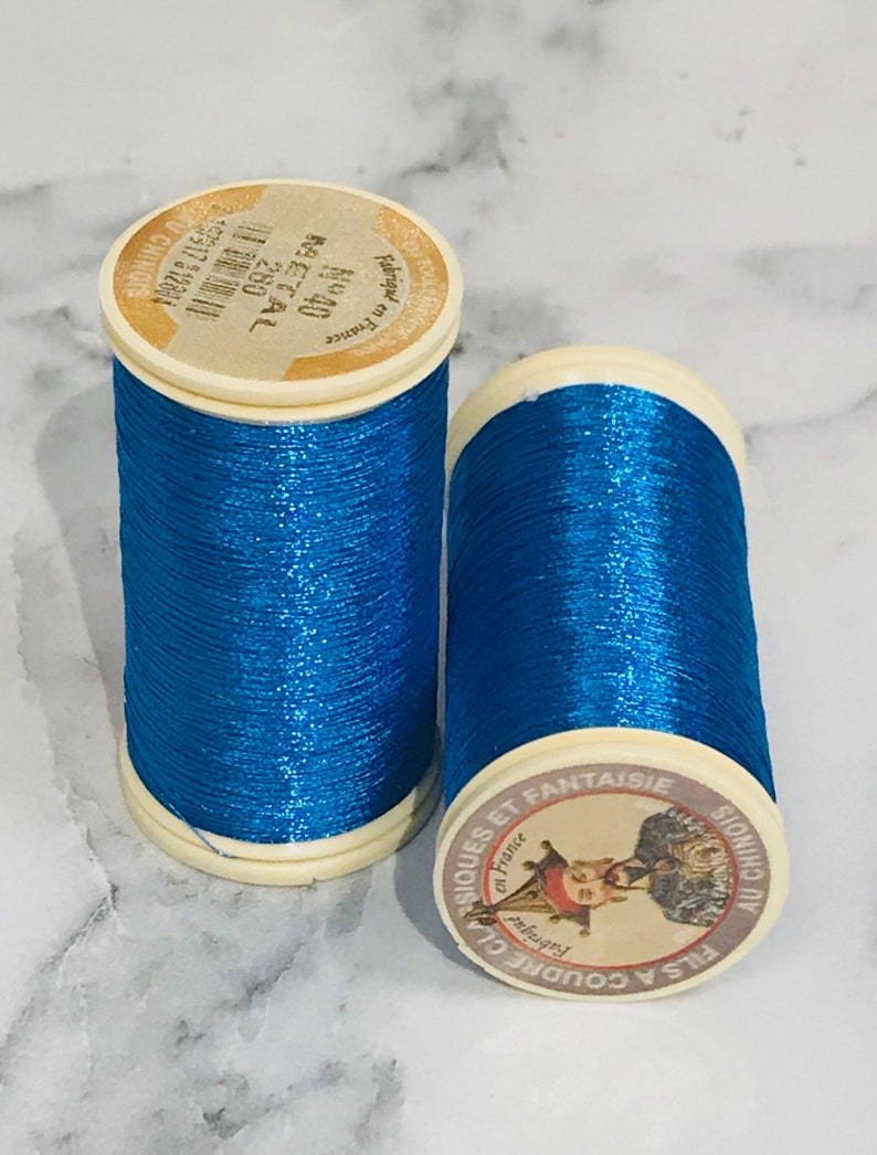 Fil au Chinois Sajou No TURQUOISE Metallic Thread 280