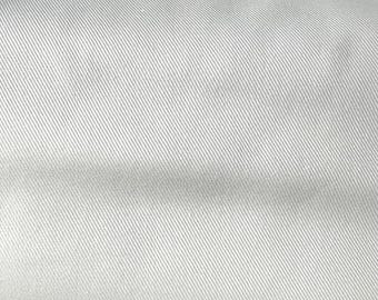 White PFD (Prepare For Dye) Cotton Twill- 44” Wide- Ventana Twill- 7.9 Oz