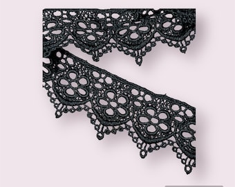 épine label lace flower ribonepieceblack エピヌ épine label lace flower rib onepiece - メルカリ