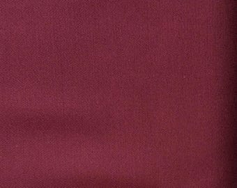 Kobe Twill- 6 OZ- “Burgundy”- 100% Cotton