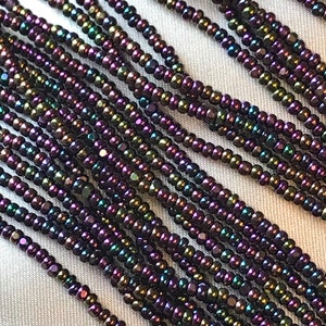 Charlotte Beads 13/0-12 Strands- Purple Iris (2105)