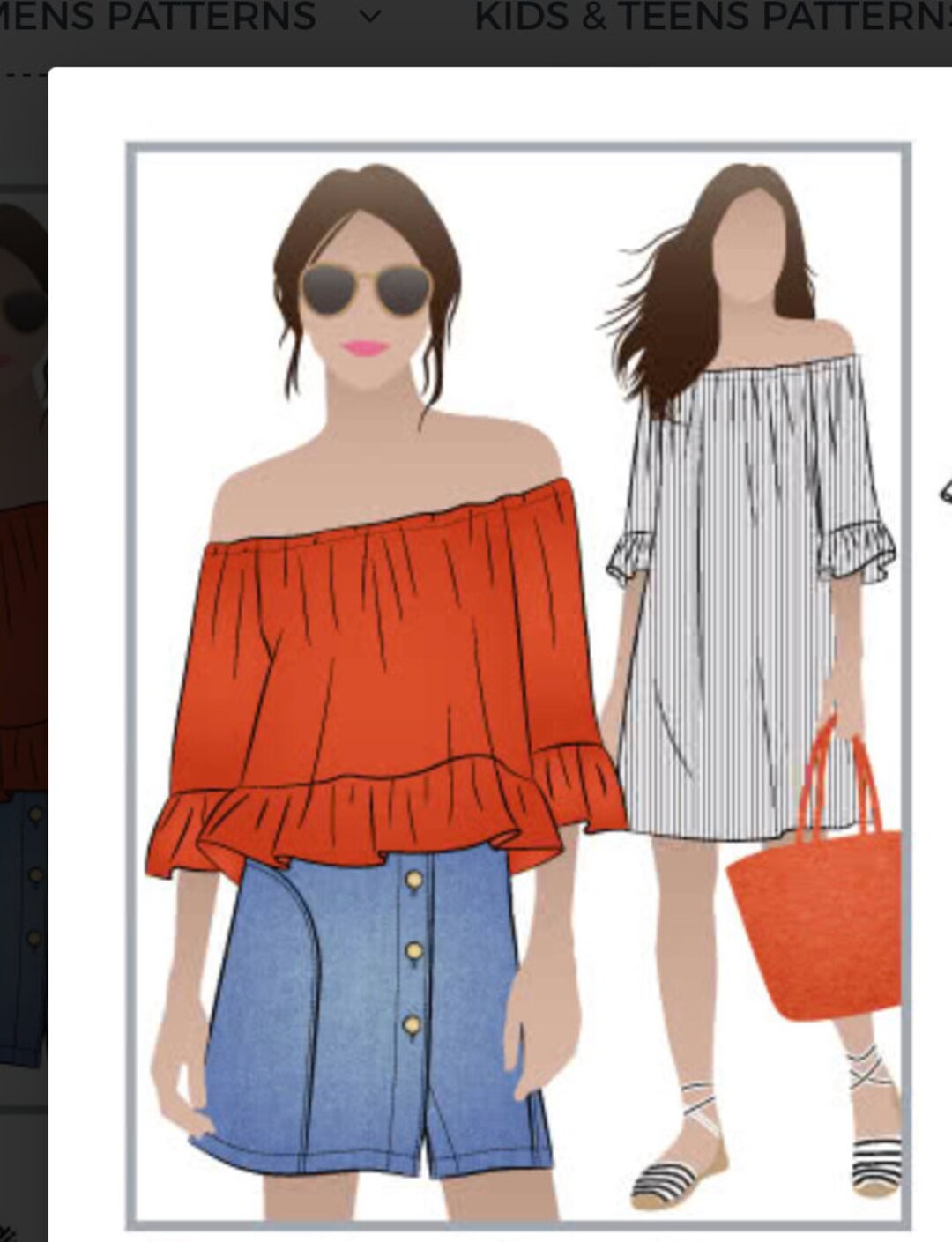 FOR SEWING: Ellie Mae Tunic Top- Style Arc Paper Pattern- Sizes 4-16 ...