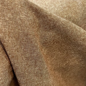 Essex Yarn Dyed Linen- Cotton Blend- “Nutmeg” Tan