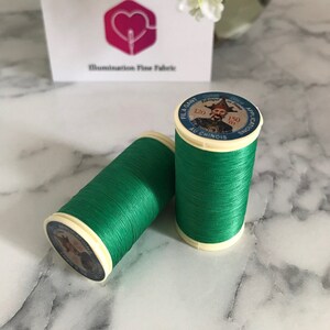 Sajou No. 866- Green (Lawn) GLOVING THREAD- Fil a gant au Chinois