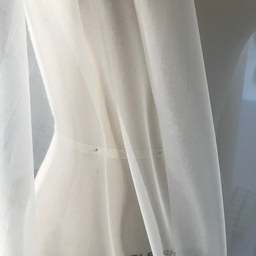 White Silk Organza Fabric - Etsy