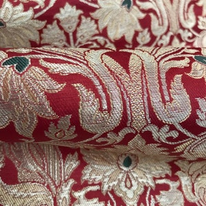 Red and Gold Brocade