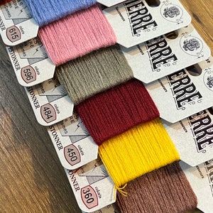 Laine-Saint-Pierre Wool Blend- Floss Box- 12 Vintage Colors- Assort #1