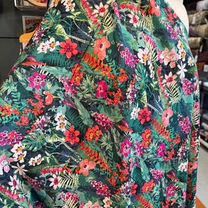 Lush Multicolor Floral Pattern Fabric Packed Multicolor Floral Fabric by Timeless Treasures  main image 3
