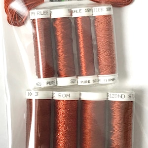 Au Ver A Soie & Accentuate- Ensembles de Soie - COPPER LEAF