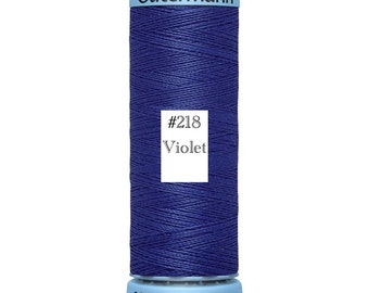 Gutermann Silk Thread 100m/110y Violet #218, Lavender #440 (1 SPOOL)