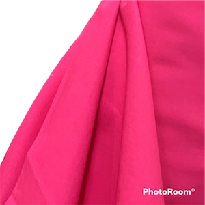Hot Pink Essex Linen- Cotton Blend Fabric- 43&quot; Wide