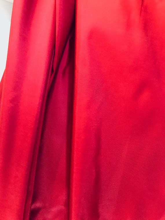 Red Iridescent Silk Taffeta | Etsy