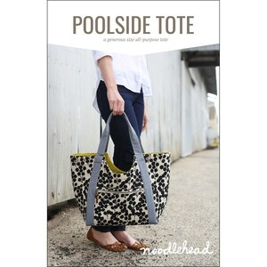 FOR SEWING: Noodlehead- Poolside Tote- Paper Pattern