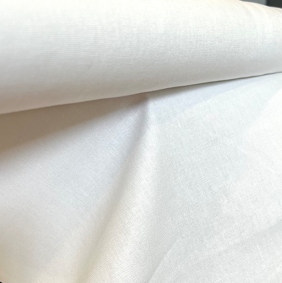 Rayon Linen Blend Ivory, Fabric by the Yard